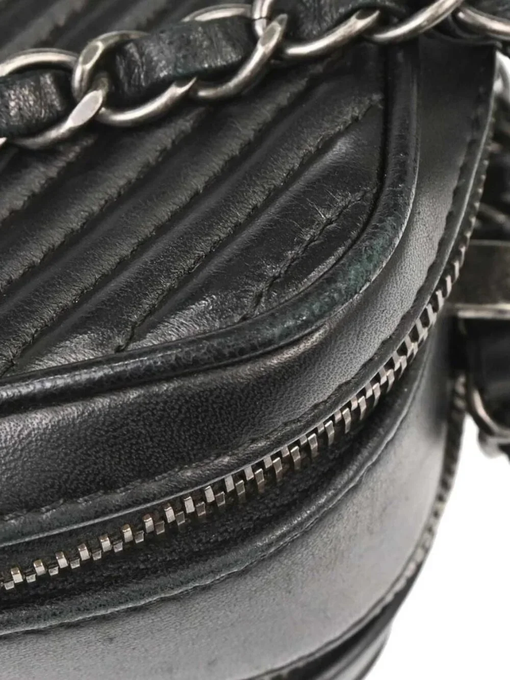 Chanel Black Lambskin Coco Boy Camera Bag Small 179631